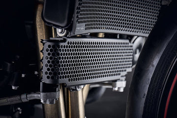 Evotech Performance Oil Cooler Guard for Triumph Speed Triple 1050 2011-15